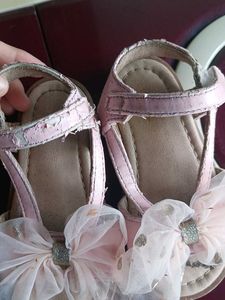 Cute Pink Bow Sandals