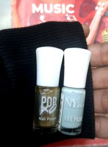 NY And myglamm Nail paint Combo . Pack Of 2