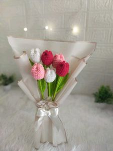 Crochet Tulip Bouquet
