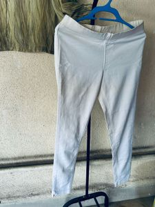 White Slim Fit Pants