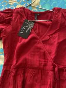 Red Wrap Dress