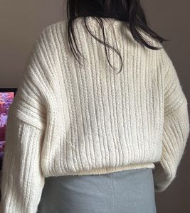 Zara Cable Knit Pullover Sweater