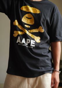 BAPE AAPE Skull Graphic T-Shirt