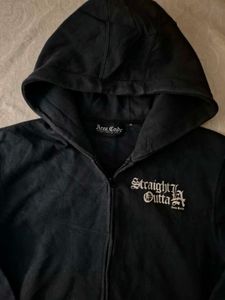 Men's Black Graphic Hoodie