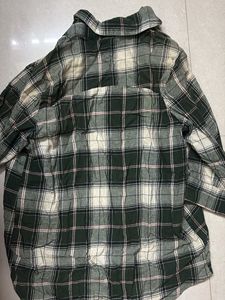 Plaid Button-Up Shirt