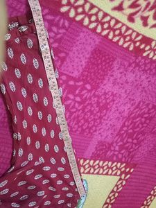 Maroon Printed Kurta