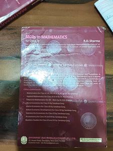 Mathematics for Class IX by R.D. Sharma