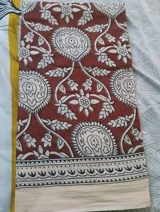 Elegant Printed Cotton Saree