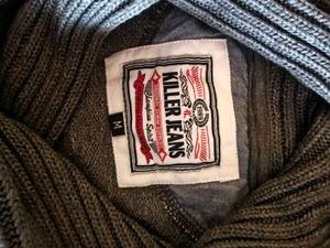 Killer Shawl-Collar Cotton Pullover / Sweater