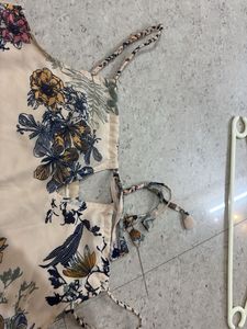 Floral Print Spaghetti Strap Dress