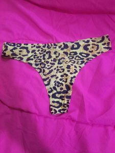 Cheetah Print Thong Panty