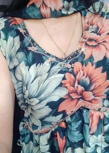 Stunning Black Brand New Indo-western Dress