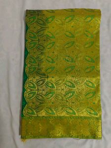 Green &amp; Yellow Silk Saree
