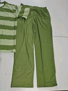 Green Striped Co-ord Set