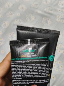 mCaffeine naked n raw Coffee Face Wash &amp; Scrub Set