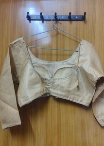 Pre-stitched Golden Blouse
