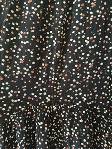 Black Polka Dot Midi Dress
