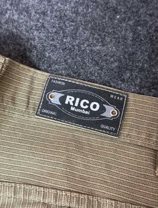 Men's Tan Striped Chinos
