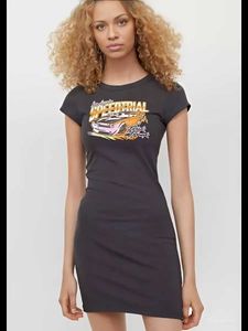 24V. Graphic Print T-Shirt Dress