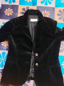 Black Velvet Blazer