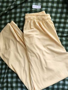 Light /butter Yellow casual pants / trousers