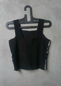 y2k Sequin Zebra print Crop top