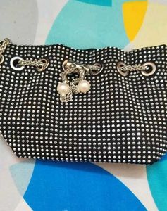 Sparkling Rhinestone Bucket Bag