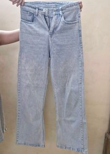 Light Wash Wide Leg Jeans