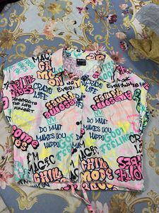 Crop Top &amp; Smiley Shorts Set