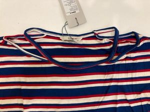 ONLYStriped Cold-Shoulder T-shirt