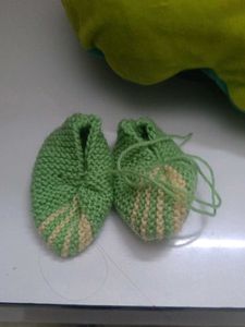 Cute Knitted Baby Booties
