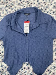 Zudio Blue Textured Top