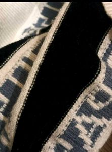 Striped 'PAS DE TROIS' Knit Sweater
