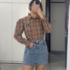 BURBERRY Classic Plaid Button-Up Shirt