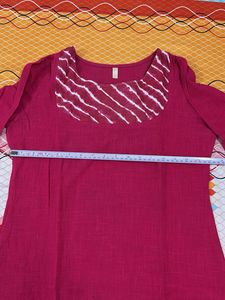 Stylish Pink Kurta &amp; Palazzo Set