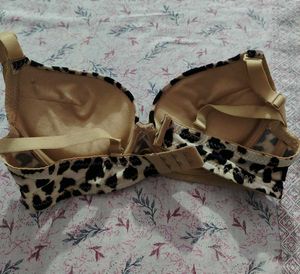 Leopard Print Push-Up Bra