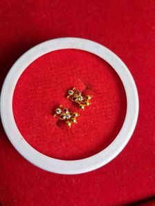 beautiful New earrings gold
