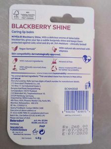 Nivea Blackberry Shine Lip Balm