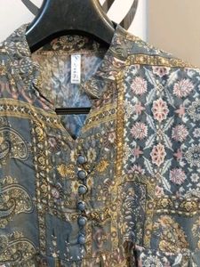 Patchwork Print Top