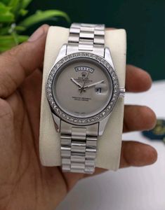 Rolex Watch - Black Diamond Bezel