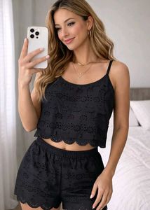 Two Piece Night Suit Co-ord Set