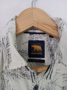 White Printed Shirt ( Men's )