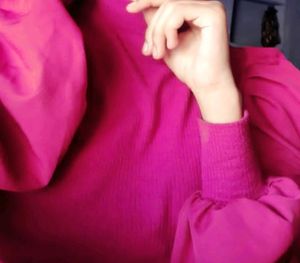 Red Puff Sleeve Top