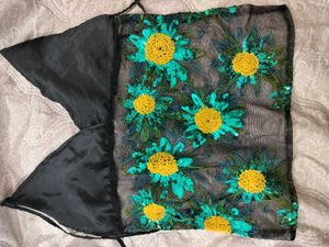 Y2K chatpate ethnic backless party top