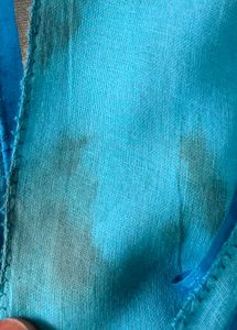 Blue Cotton Dupatta