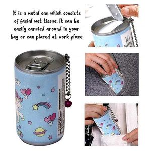 Cute Unicorn Wet Wipes Tissue Can