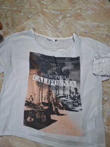 White "California" Graphic T-Shirt