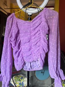 Lavender Coloured Top
