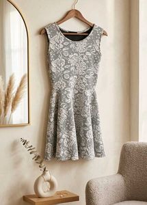 Chic Floral Fit &amp; Flare Dress