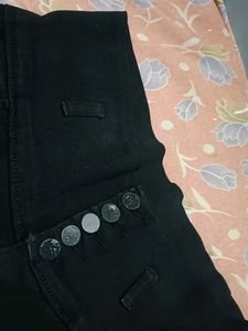 High Waisted Black Jeans